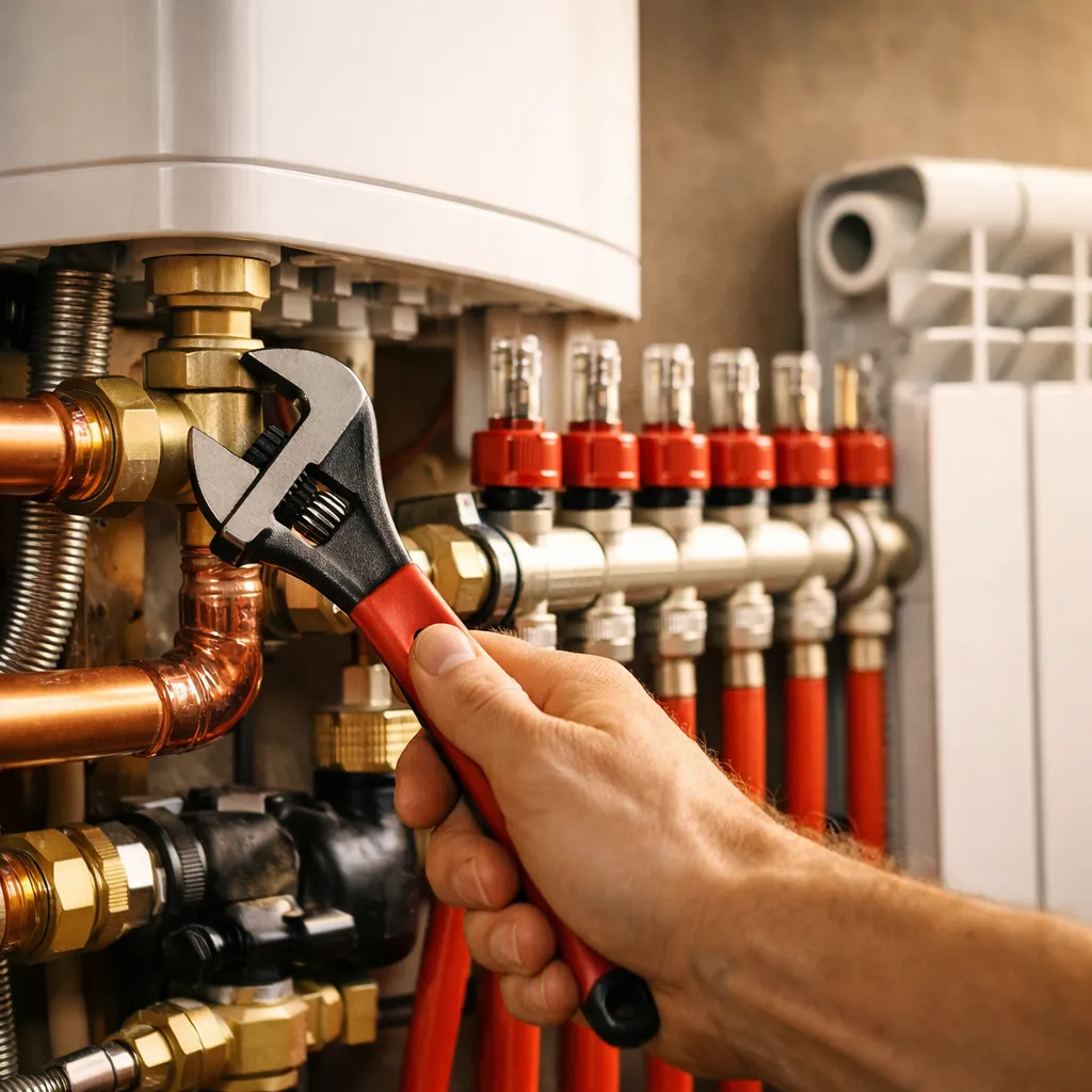 Installation chauffage en Essonne — chaudière et radiateurs